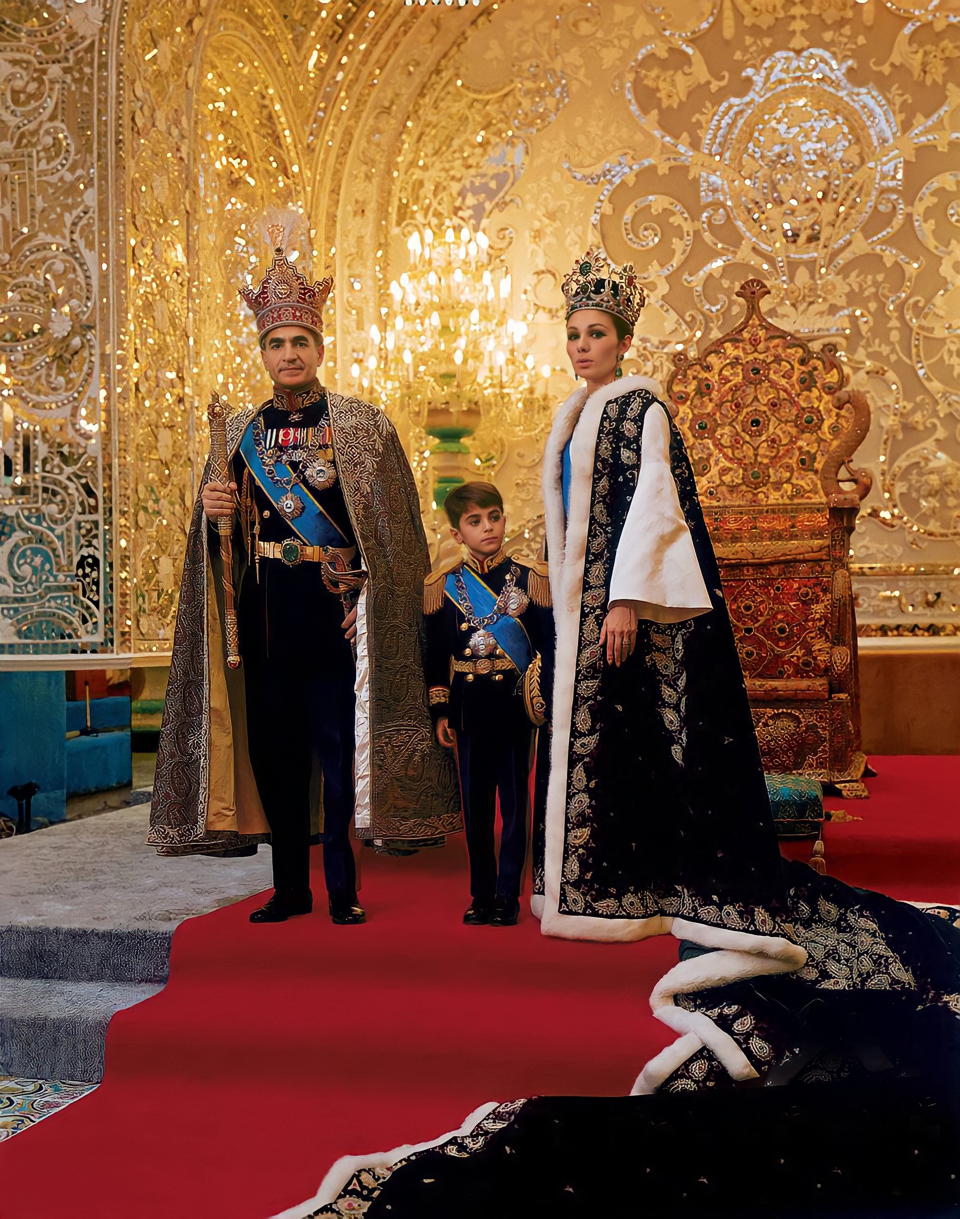 The Imperial Coronation Of Iran